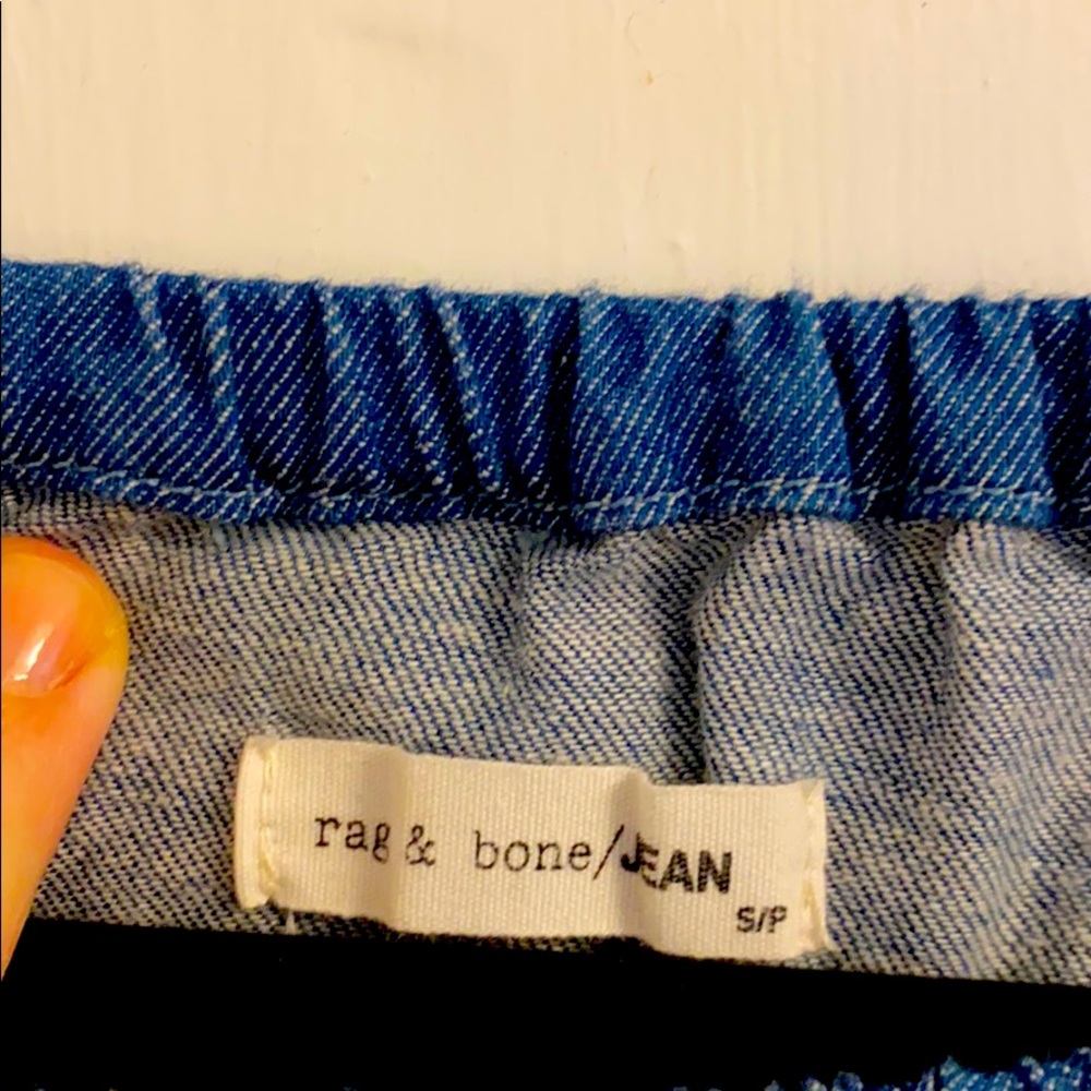 Rag & Bone peasant denim top